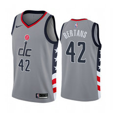 Nike Washington Wizards #42 Davis Bertans 2020-21 City With Advertising Authentic Stitched NBA jersey