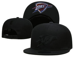 Oklahoma City Thunder NBA Snapbacks Hats TX 001