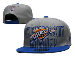 Oklahoma City Thunder NBA Snapbacks Hats TX 004