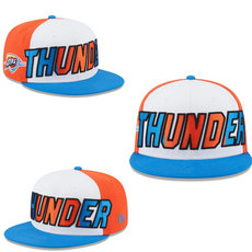 Oklahoma City Thunder NBA Snapbacks Hats TX 007