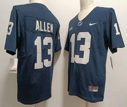 Penn State Nittany Lions #13 Kaytron Allen Navy Blue With Name Authentic Stitched NCAA Jersey