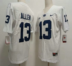 Penn State Nittany Lions #13 Kaytron Allen White With Name Authentic Stitched NCAA Jersey
