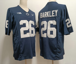 Penn State Nittany Lions #26 Saquon Barkley Navy Blue With Name 2023 F.U.S.E Football jersey