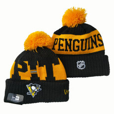 Pittsburgh Penguins NHL Knit Beanie Hats YD