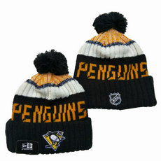 Pittsburgh Penguins NHL Knit Beanie Hats YD 4