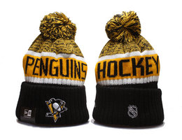 Pittsburgh Penguins NHL Knit Beanie Hats YP 1