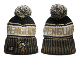 Pittsburgh Penguins NHL Knit Beanie Hats YP