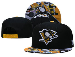 Pittsburgh Penguins NHL Snapbacks Hats LH 001