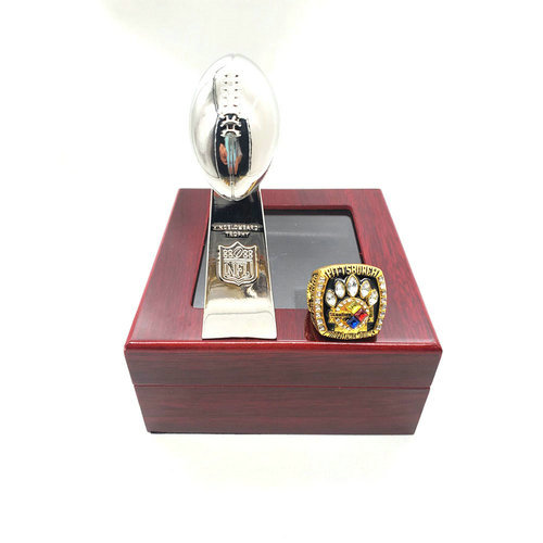 Pittsburgh Steelers 2005 NFL one ring + one trophy set