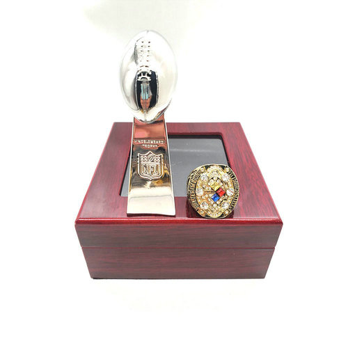 Pittsburgh Steelers 2008 NFL one ring + one trophy set