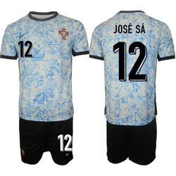 Portugal 2024-25 #12 JOSE SA Away Soccer Jersey