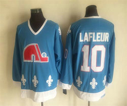 Quebec Nordiques #10 Guy Lafleur Light Blue Throwback Authentic stitched NHL jersey
