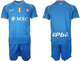 SSC Napoli 2023-24 Home Soccer Club Jersey