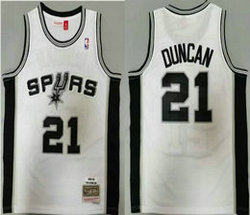 San Antonio Spurs #21 Tim Duncan White 1998-99 Hardwood Classics Authentic Stitched NBA jersey