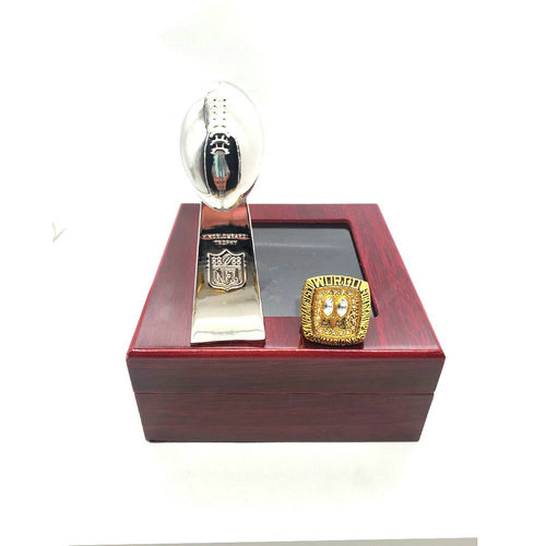San Francisco 49ers 1984 NFL one ring + one trophy set