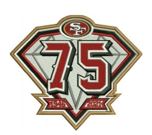 San Francisco 49ers 75 years anniversary patch