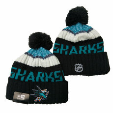 San Jose Sharks NHL Knit Beanie Hats YD 1