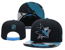 San Jose Sharks NHL Snapbacks Hats YD 001