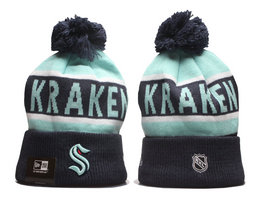 Seattle Kraken NHL Knit Beanie Hats YP 1.2
