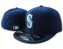 Seattle Mariners MLB Fitted hats 0594 1