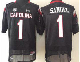South Carolina Gamecock #1 Deebo Samuel College Football Jersey Black