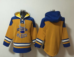 St. Louis Blues Blank Stitched Hooded Sweatshirt