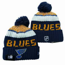 St. Louis Blues NHL Knit Beanie Hats YD 1