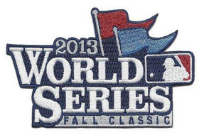 Stitched 2013 Baseball World Series Logo Fall Classic Jersey Sleeve Patch St Louis Cardinals vs Boston Red Sox