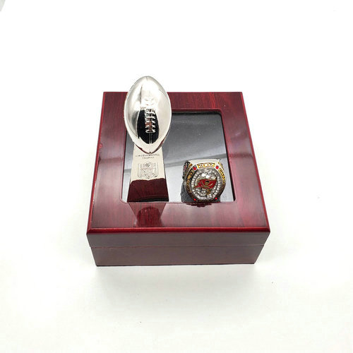 Tampa Bay Buccaneers 2020 NFL one ring + one trophy set