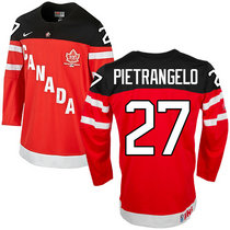 Team Canada #27 Alex Pietrangelo Red 100th Anniversary Authentic Stitched NHL Jerseys