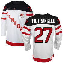 Team Canada #27 Alex Pietrangelo White 100th Anniversary Authentic Stitched NHL Jerseys