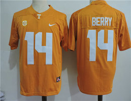 Tennessee Volunteers #14 Eric Berry Orange College Authentic Stitched NCAA Jersey