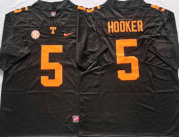 Tennessee Volunteers #5 Hendon Hooker Black Stitched NCAA College Football Jerseys