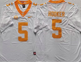 Tennessee Volunteers #5 Hendon Hooker White Stitched NCAA College Football Jersey