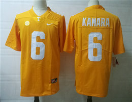 Tennessee Volunteers #6 Alvin Kamara Orange College Authentic Stitched NCAA Jersey