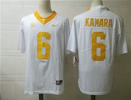 Tennessee Volunteers #6 Alvin Kamara White College Authentic Stitched NCAA Jersey