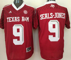 Texas A&M Aggies #9 Ricky Seals-Jones Red Authentic Stitched NCAA Jersey