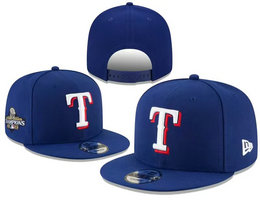 Texas Rangers Champions MLB Snapbacks Hats TY 2