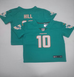Toddler Nike Miami Dolphins #10 Tyreek Hill Green Authentic Stitched NFL Jersey