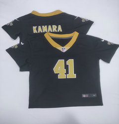 Toddler Nike New Orleans Saints #41 Alvin Kamara Black Authentic Stitched NFL Jersey