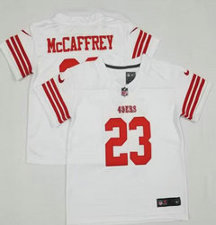 Toddler Nike San Francisco 49ers #23 Christian McCaffrey White Authentic Stitched NFL Jersey