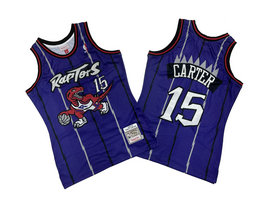Toronto Raptors #15 Vince Carter Purple 1998-99 Hardwood Classics Authentic Stitched NBA Jersey