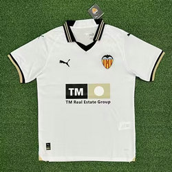 Valencia 2023-24 White Soccer Club Jersey