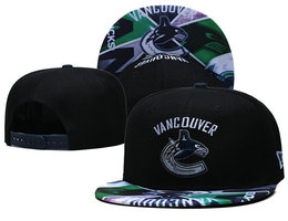 Vancouver Canucks NHL Snapbacks Hats LH 002