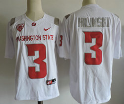 Washington State Cougars #3 Tyler Hilinski White Stitched NCAA College Football Jersey