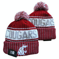 Washington State Cougars NCAA Knit Beanie Hats 1