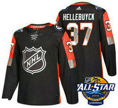 Winnipeg Jets #37 Connor Hellebuyck Black 2018 NHL All-Star Stitched Ice Hockey Jersey