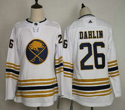 Women's Adidas Buffalo Sabres #26 Rasmus Dahlin 50th anniversary Authentic Stitched NHL Jersey