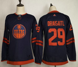 Women's Adidas Edmonton Oilers #29 Leon Draisaitl 2019 Classic Authentic Stitched NHL jersey