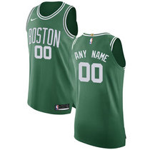 Women's Customized Nike Boston Celtics Green Authentic Stitched NBA jersey